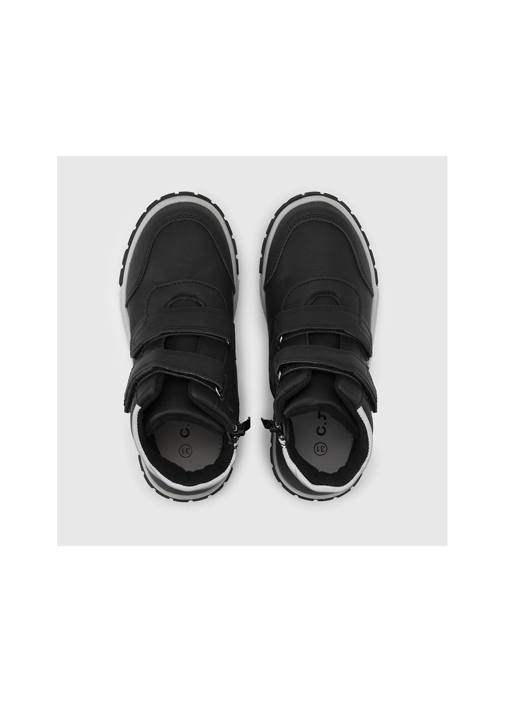 Черные повседневные осенние ботинки Луч