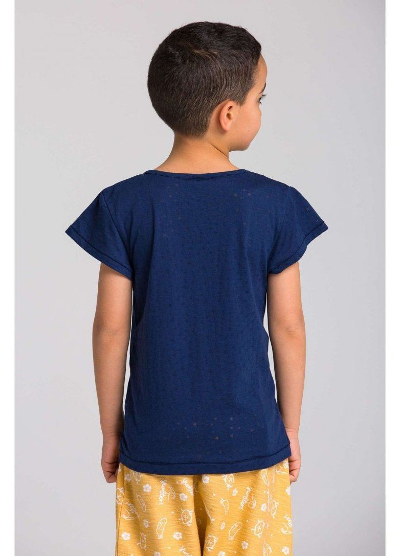 Темно-синяя летняя футболка Yumster