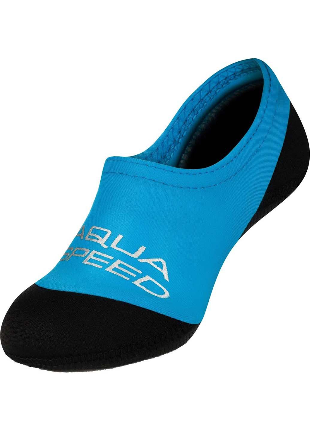 Шкарпетки для басейну NEO SOCKS 6098 чорний, блакитний дитячі 20-21 Aqua Speed (261766442)