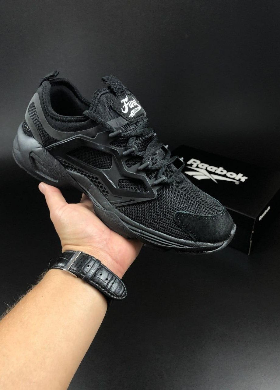 Черные демисезонные черные мужские кроссовки No Brand
