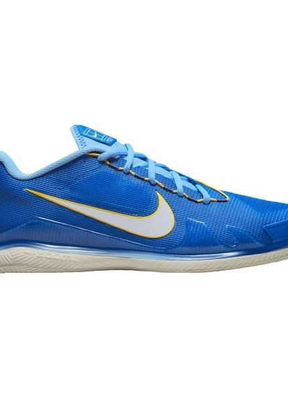 Синій всесезон кросівки чоловічі court air zoom vapor pro clay blue (40) 7 Nike