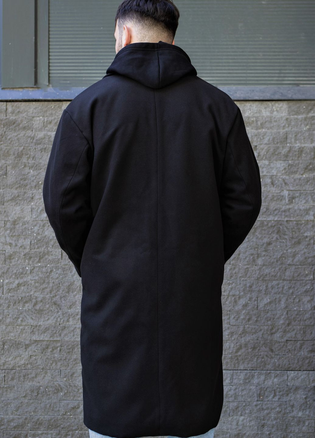 Черное демисезонное Пальто 24 оверсайз Without