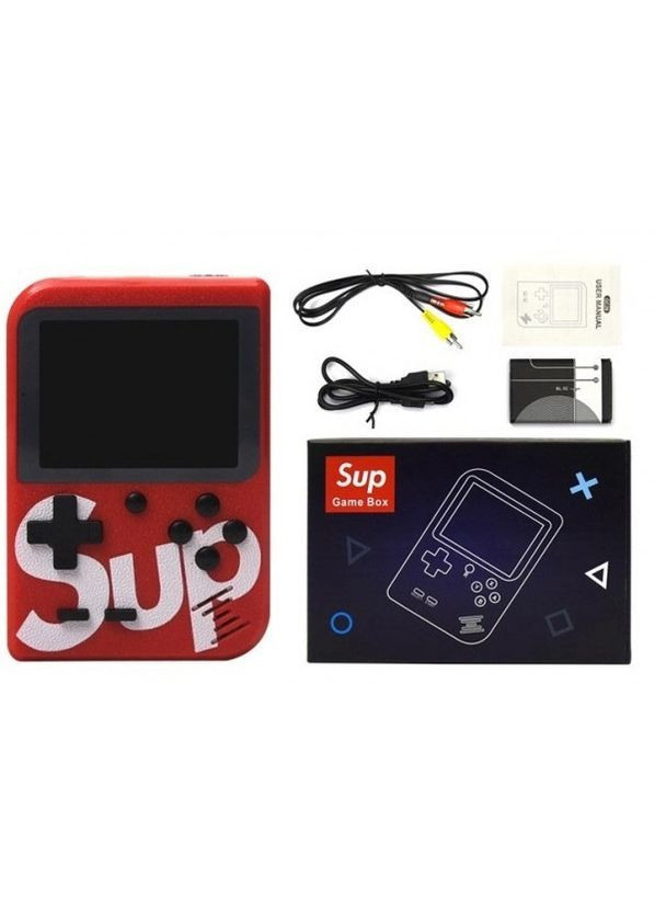 Приставка игровая ретро Sup Game Box 400 игр dendy SEGA 8bit красна No Brand (261855526)