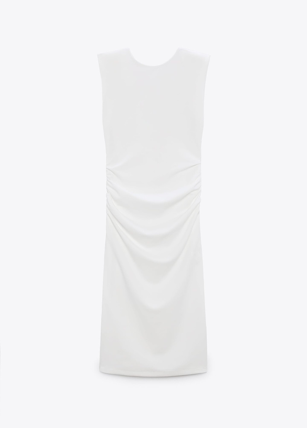 Білий вечірня сукня Zara однотонна