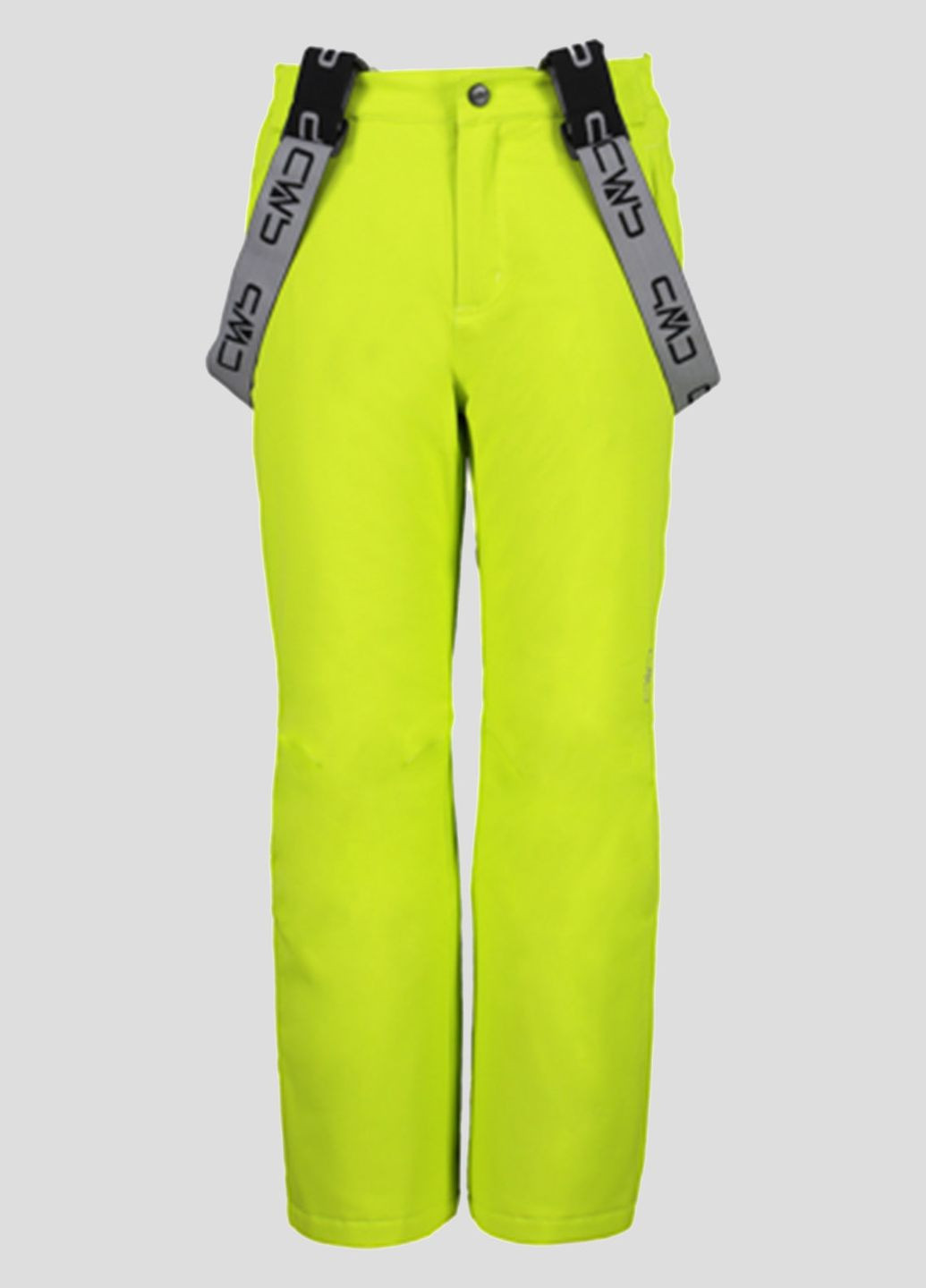 Салатовые лыжные брюки Kid Ski Salopette CMP (261851430)