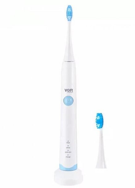 Електрична зубна щітка акумуляторна VGR V-801 ультразвукова USB No Brand (261855555)
