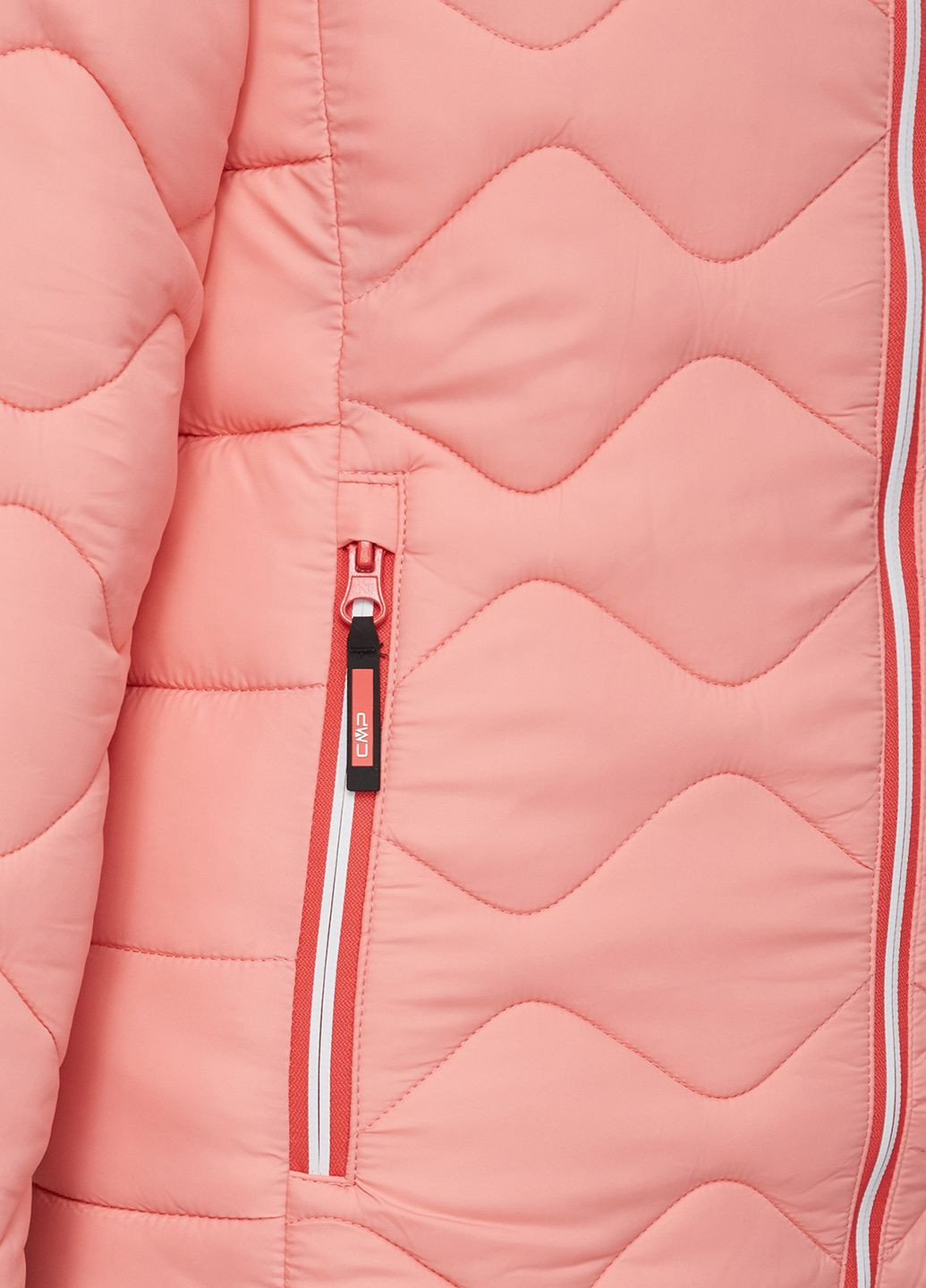 Розовая демисезонная розовая куртка на синтепоне kid g jacket fix hood CMP
