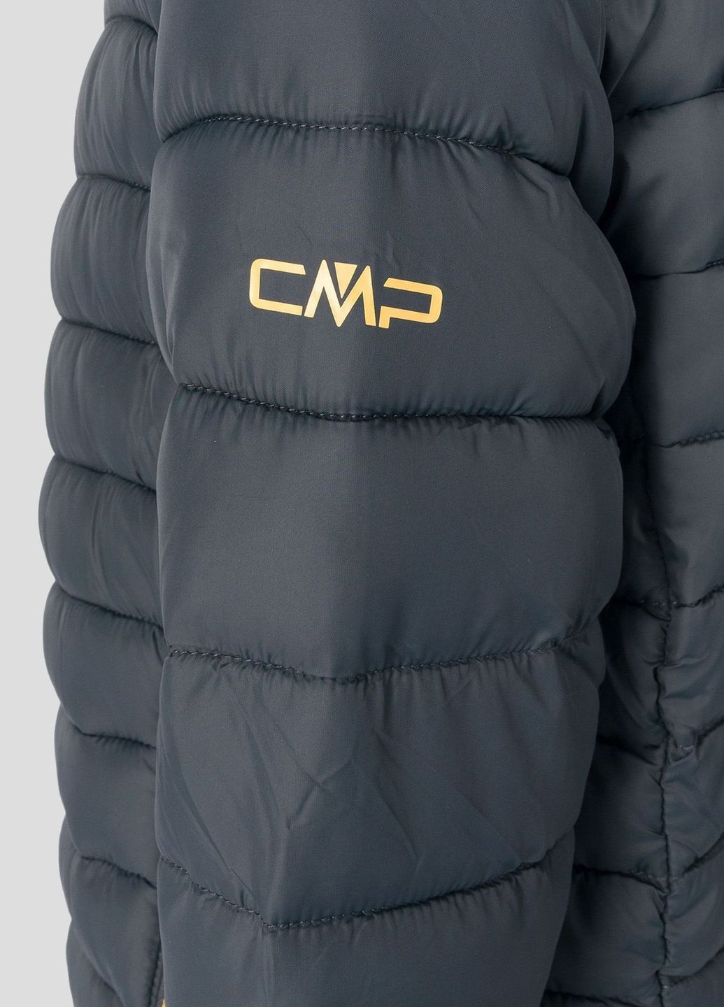 Синяя демисезонная темно-синяя куртка на синтепоне kid jacket fix hood CMP