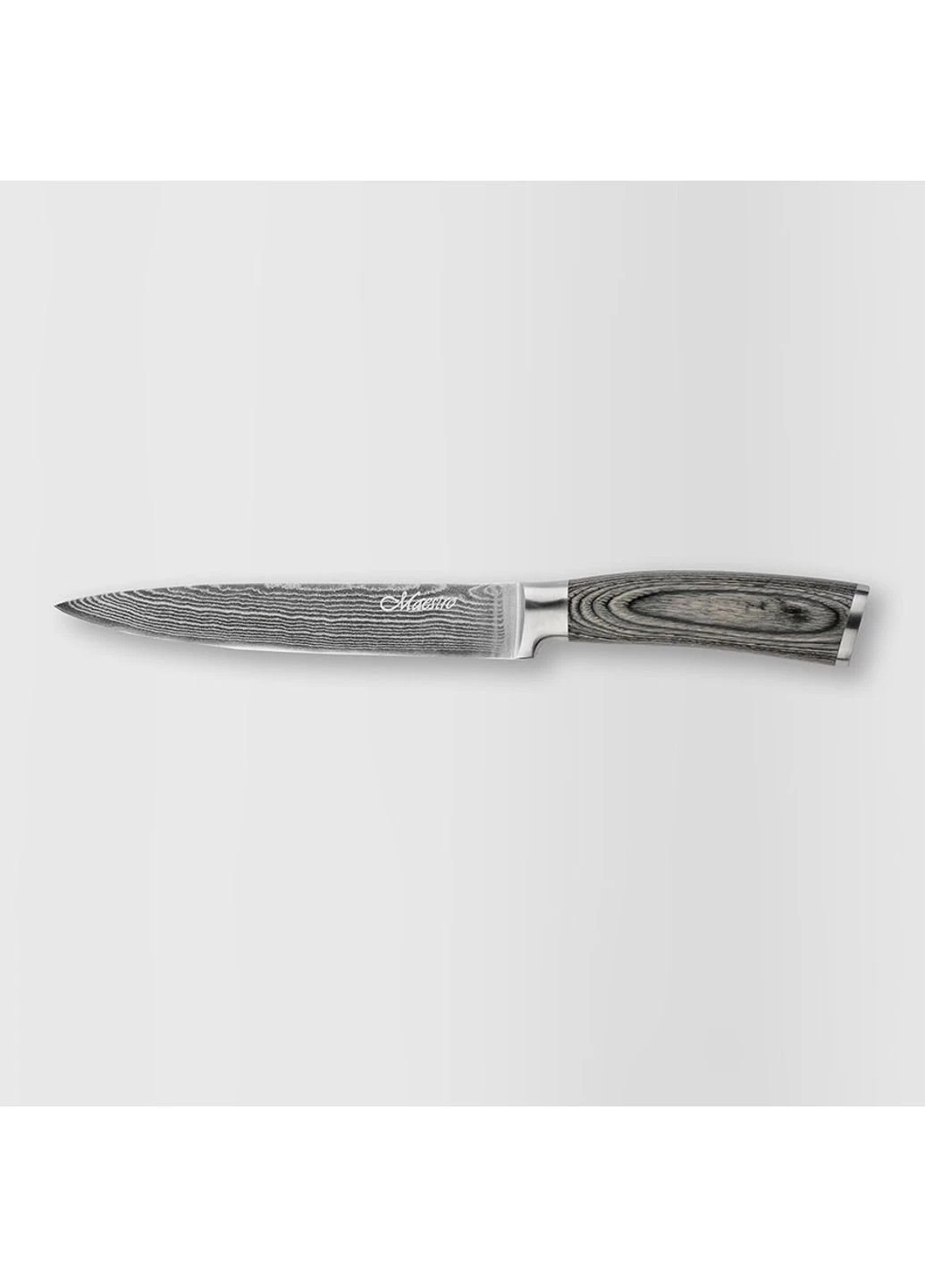 Нож кухонный Damascus Steel MR-1483 17.5 см комбинированный Maestro (261855511)