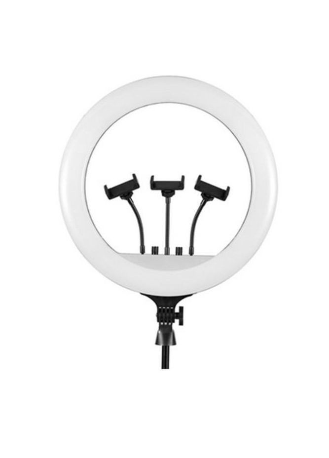 Профессиональная кольцевая LED лампа RIAS RL - 18 45см на 3 держателя с пультом ДУ и чехлом No Brand (262095087)