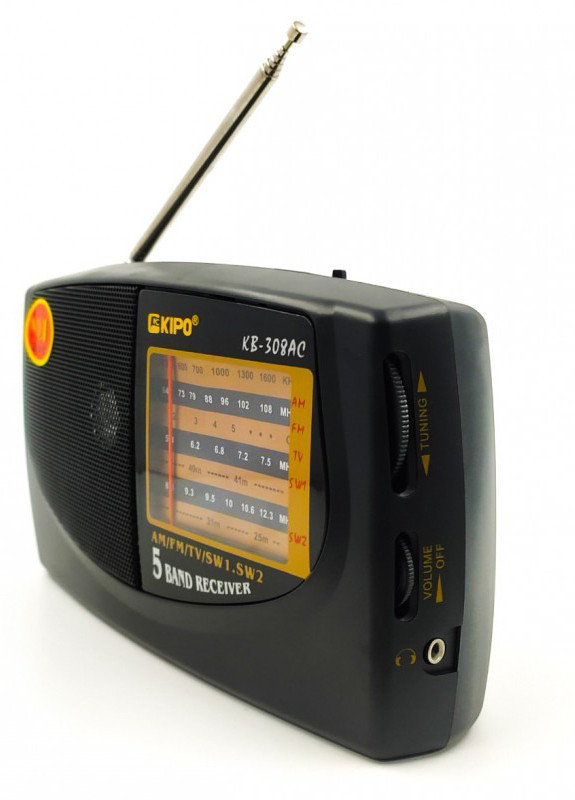 Радиоприемник KIPO KB-308 AC может работать на батарейках No Brand (262095095)