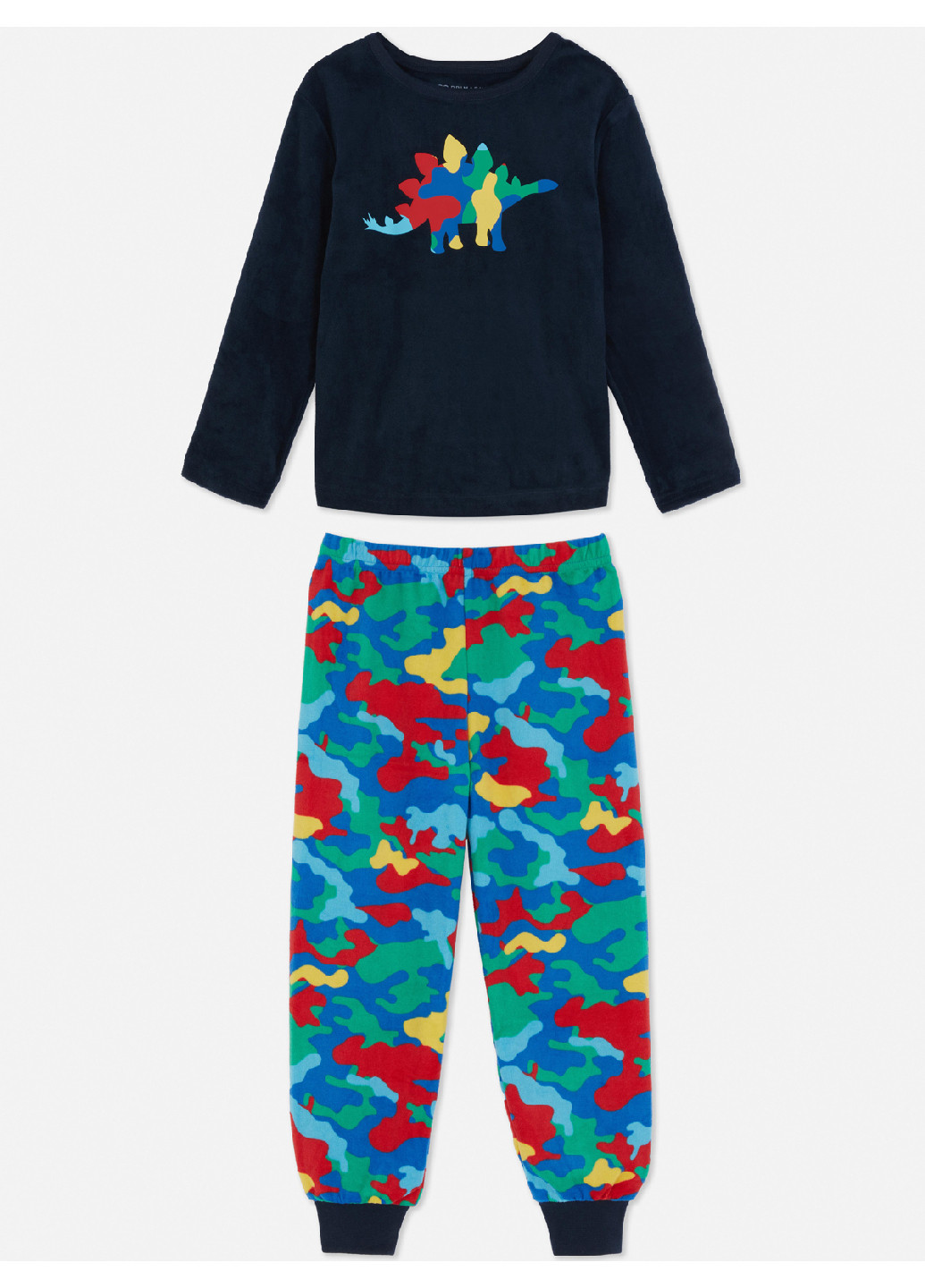 Комбинированная всесезон велюровая пижама (свитшот, брюки) свитшот + брюки Primark