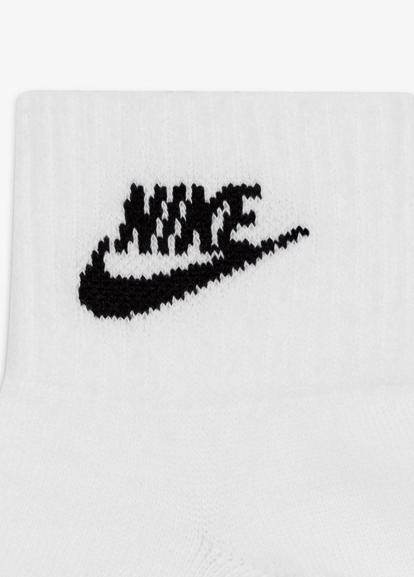 Шкарпетки U NK NSW EVERYDAY ESSENTIAL AN 3PR білий unisex 38-42 Nike (262297409)
