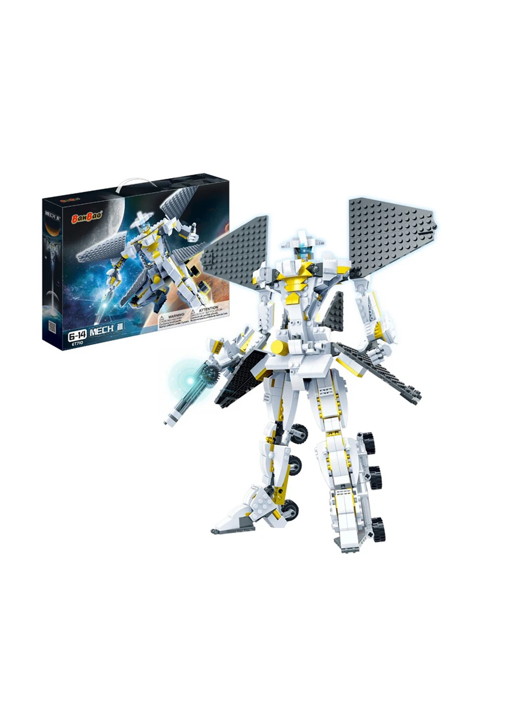 Конструктор-трансформер Mech 3 Самурай ET710 Banbao (261995019)