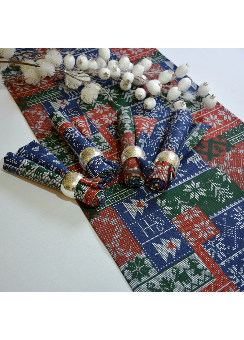 Водоотталкивающая дорожка-раннер на стол 40х240 см Time Textile (262082708)