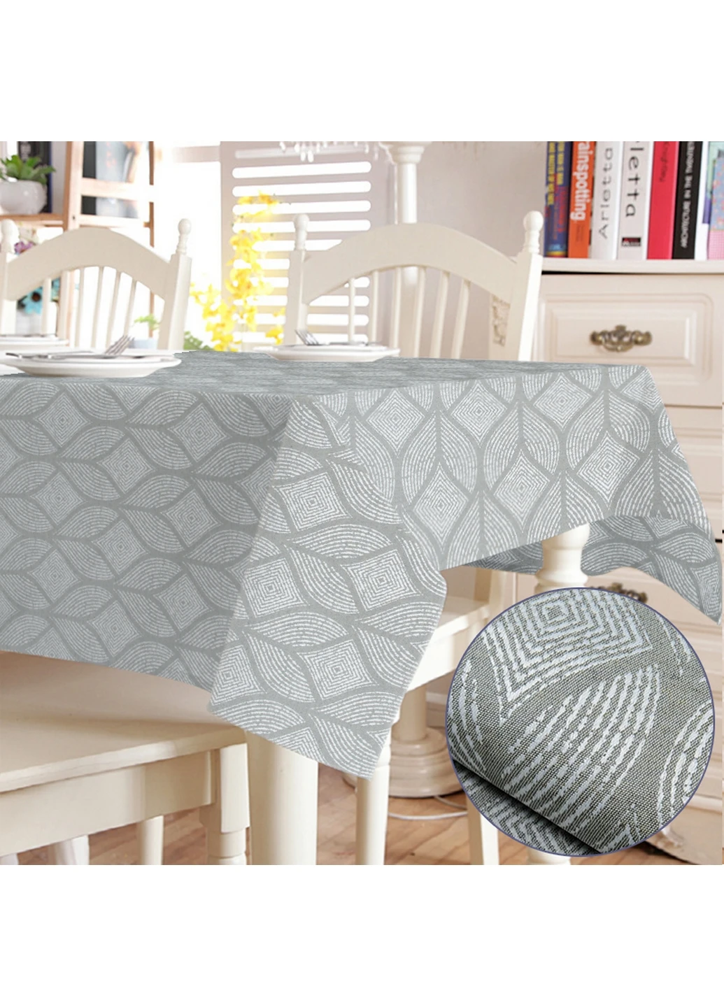 Скатертина вологовідштовхувальна 140x240 см Time Textile (262082427)