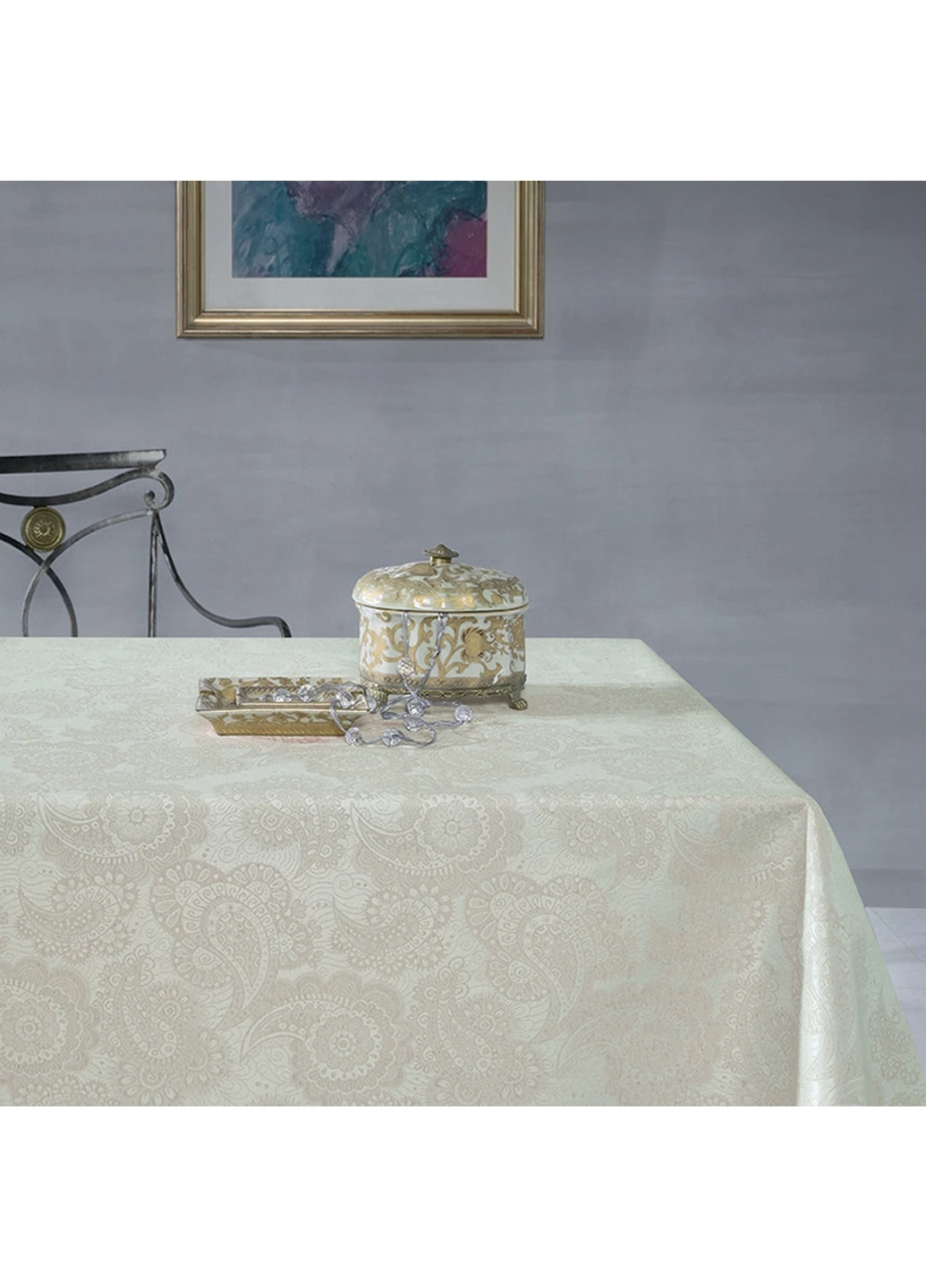 Скатертина вологовідштовхувальна 160x300 см Time Textile (262084030)
