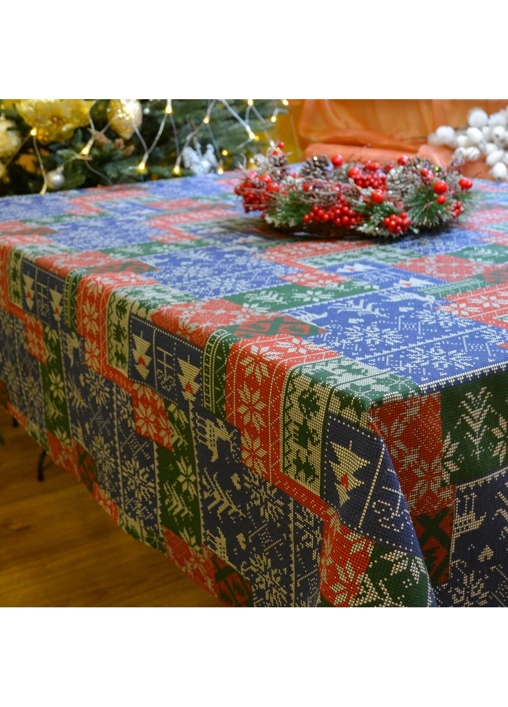 Скатертина вологовідштовхувальна 100x140 см Time Textile (262084235)