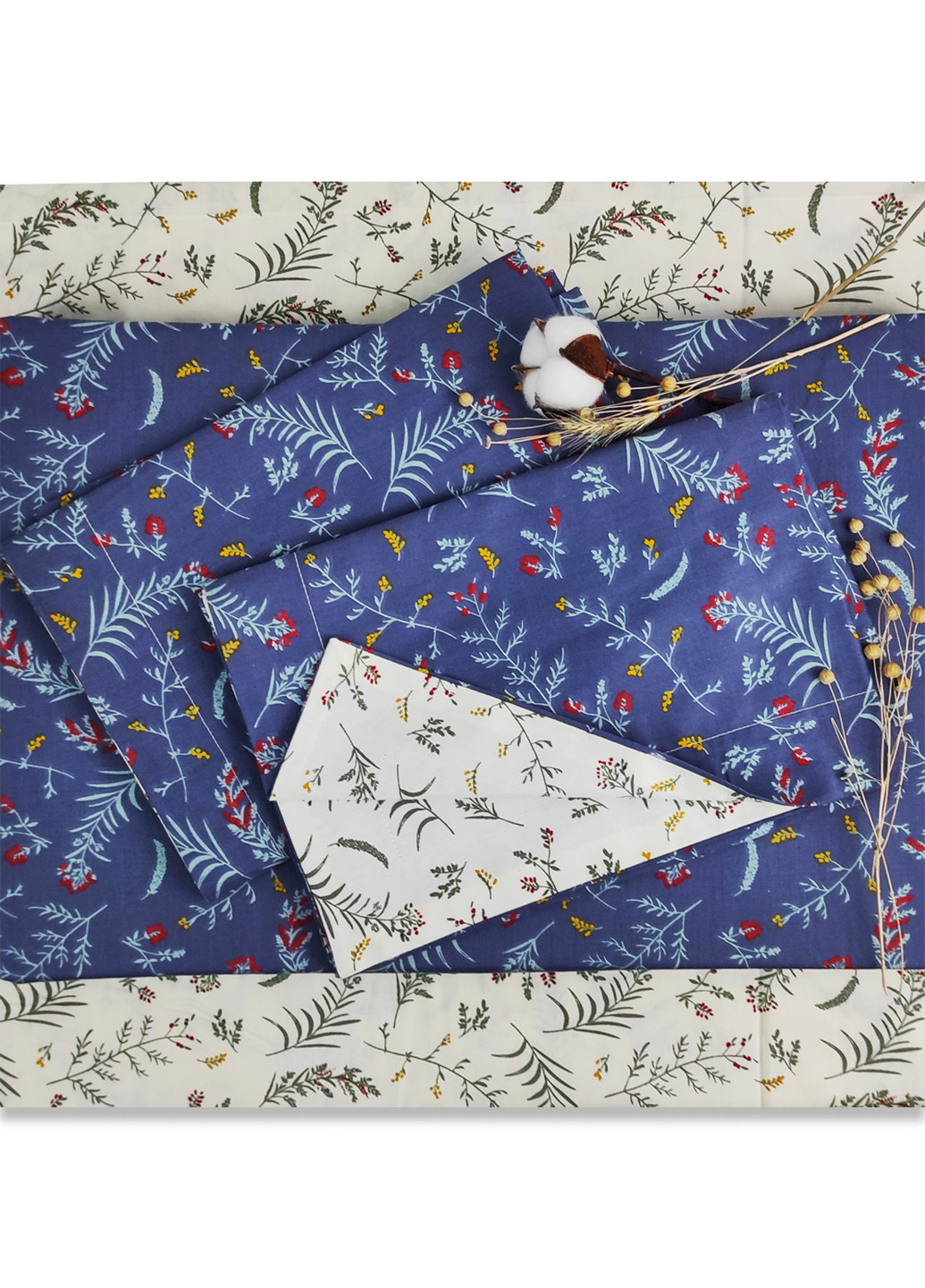 Комплект постільної білизни Полуторний Сатин TL2304 Love You (262084971)