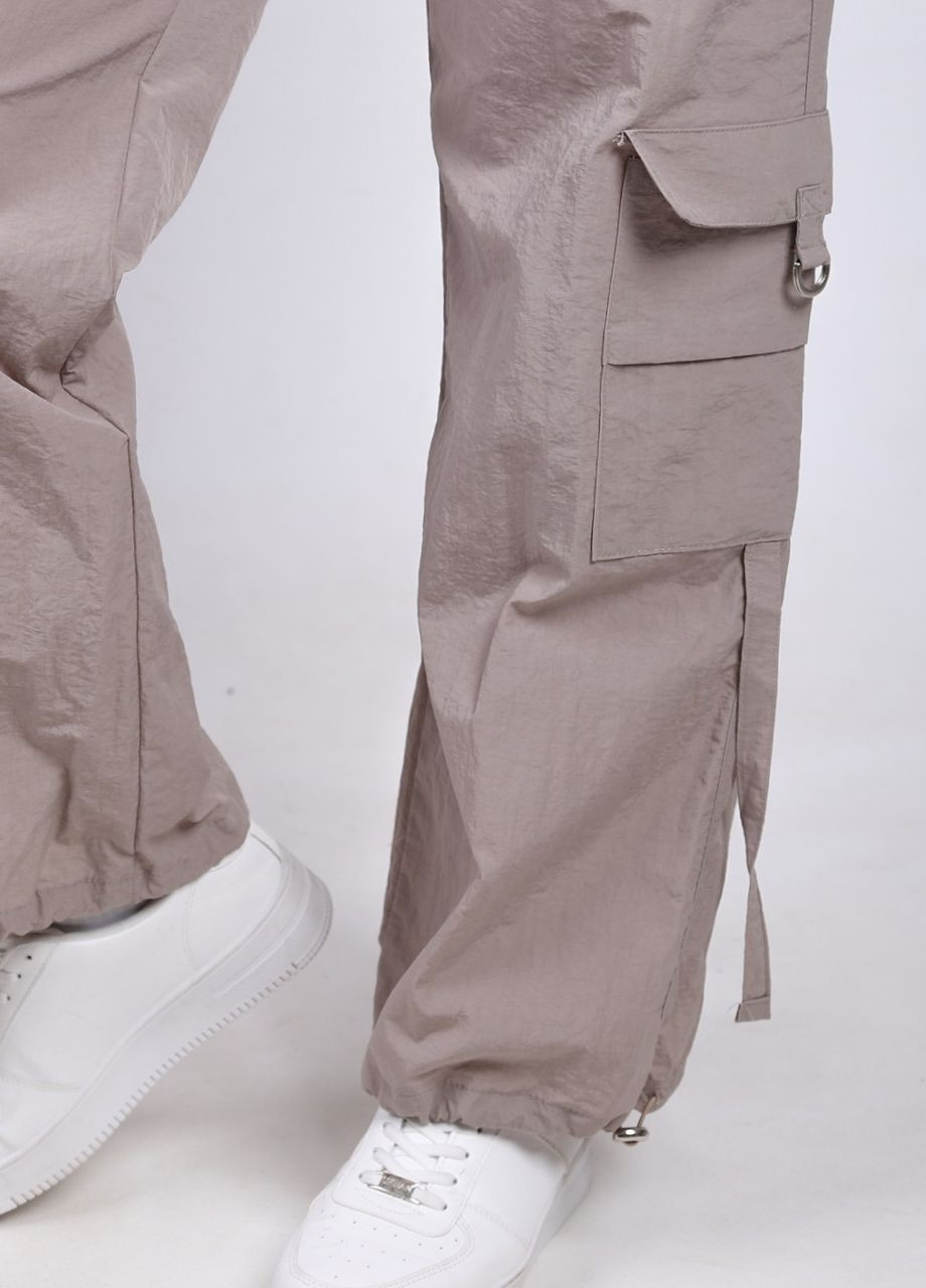 Штани карго жіночі бежеві тонкі з кишенями X-trap карго (262006380)