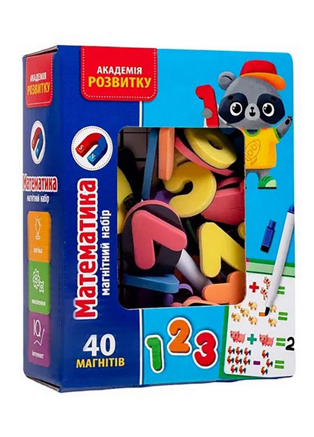 Гра настільна "Магнітний набір. Математика" VT5411-16 Укр Vladi toys (262085241)