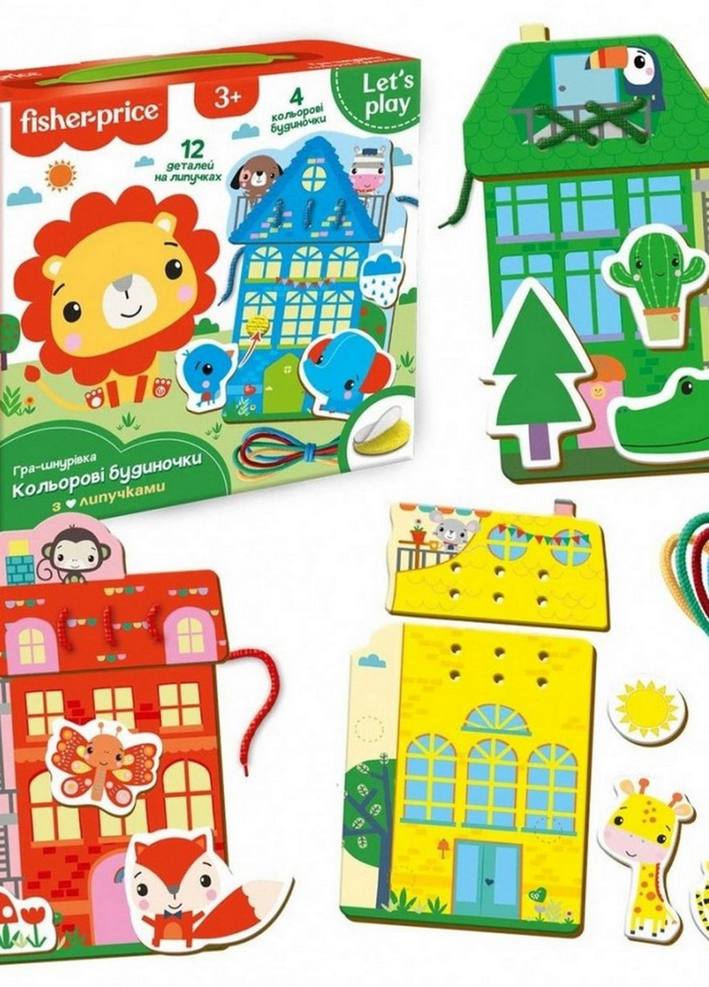 Настольная игра для детей "Цветные домики" VT5303-26 Vladi toys (262085223)