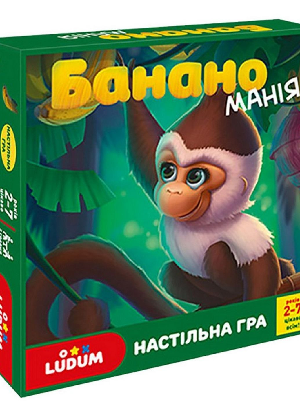 Детская настольная игра "Бананомания" LD1049-53 украинский язык Ludum (262085426)