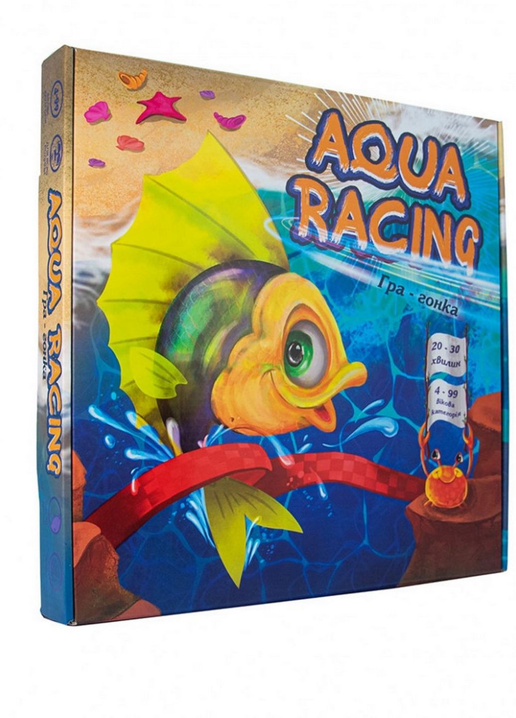 Настільна Гра-бродилка "Aqua racing" 30416 укр. Strateg (262085365)