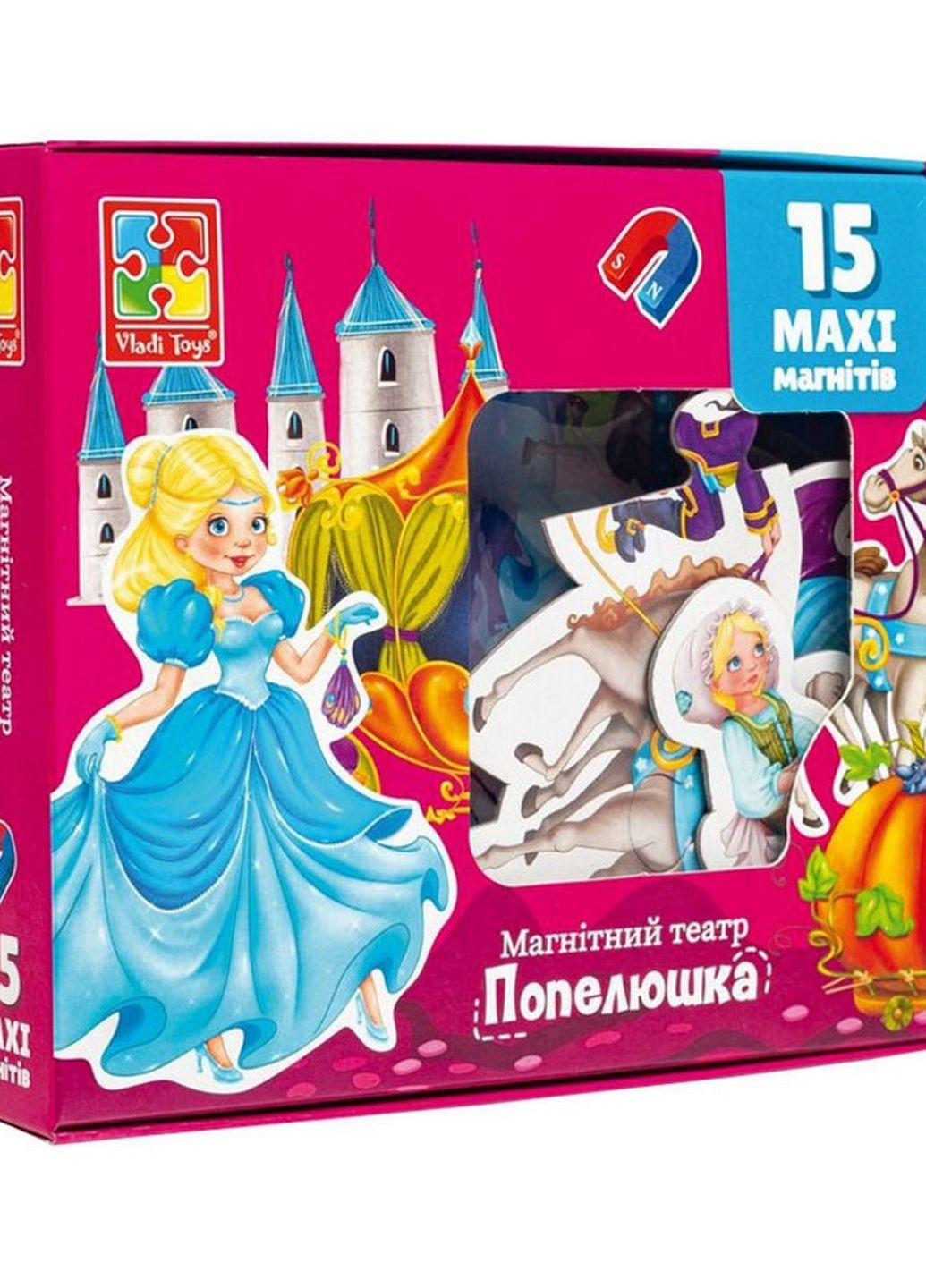 Настольная игра магнитный театр "Золушка" VT3206-53 Укр Vladi toys (262085222)