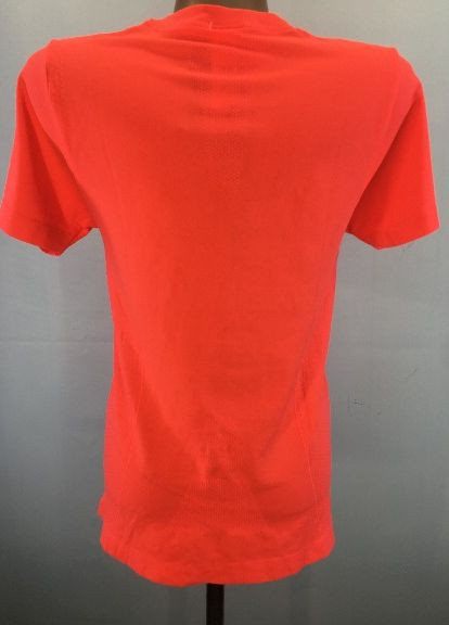Кислотно-оранжевая летняя футболка с коротким рукавом Crivit