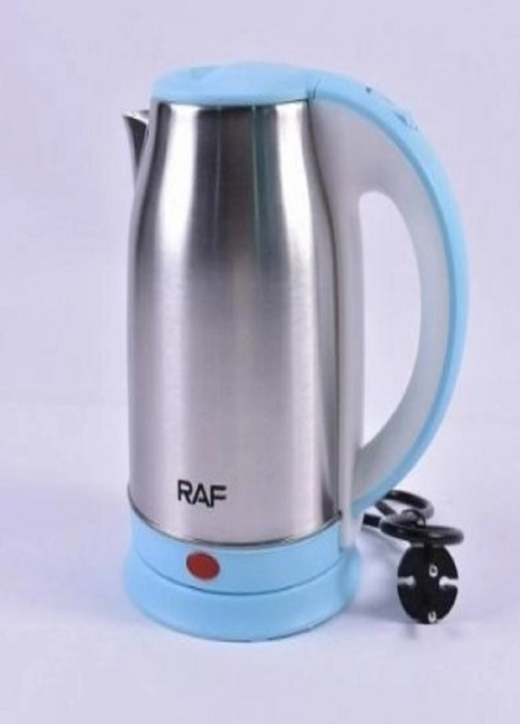 Електрочайник дисковий із нержавіючої сталі R.7830 чайник 2,0 л Блакитний RAF (262085856)