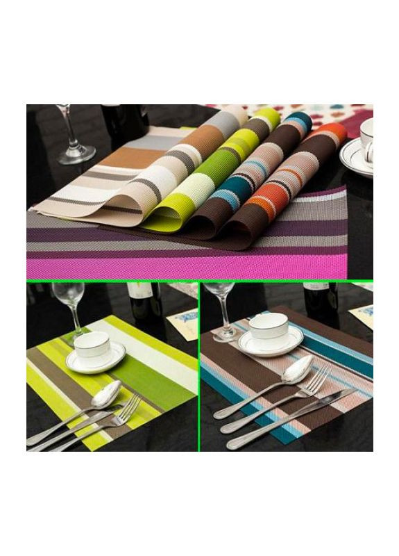 Салфетка ПВХ на стол "Полоски" 4шт/наб 30*45см Home (262016331)