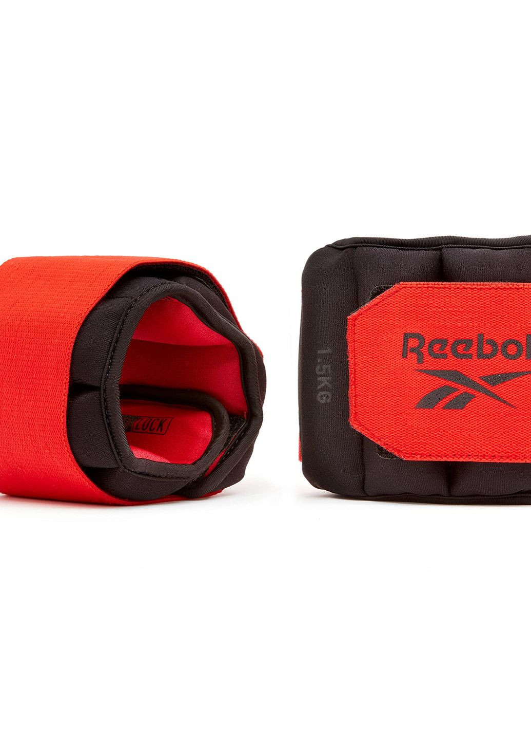 Утяжелители лодыжки Flexlock Ankle Weights черный, красный Unisex 1.5 кг Reebok (262297445)