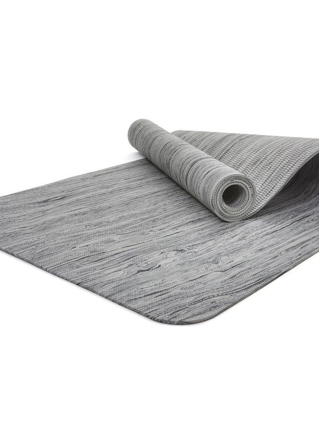 Килимок для йоги Camo Yoga Mat сірий unisex 173 х 61 х 0,5 см Reebok (262297427)