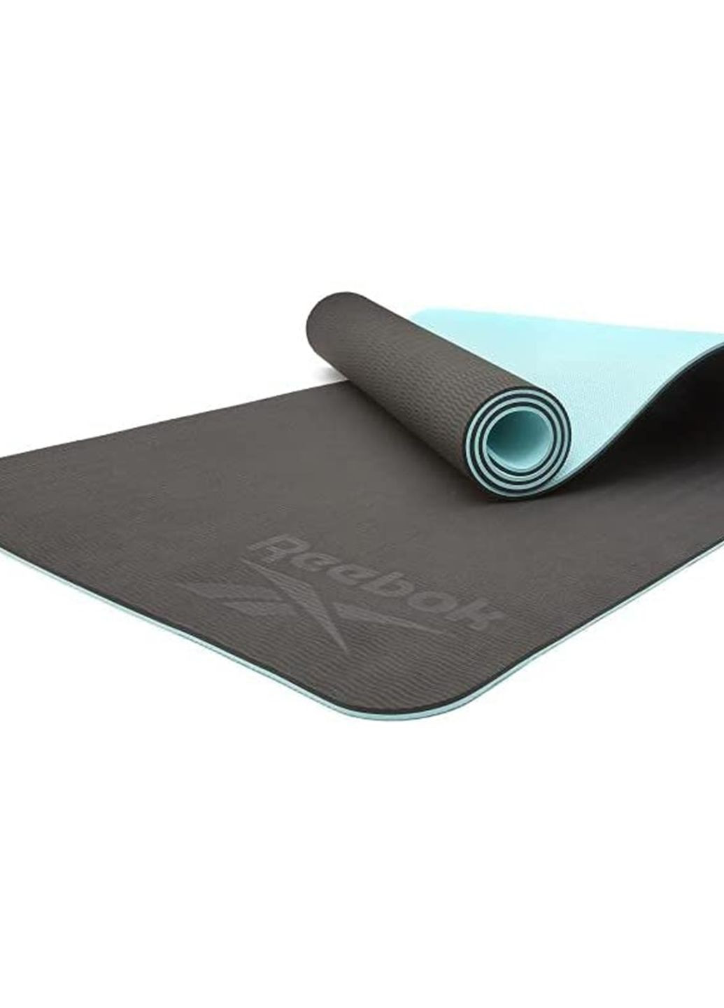 Двухсторонний коврик для йоги Double Sided Yoga Mat синий unisex 173 х 61 х 0,4 см Reebok (262297480)