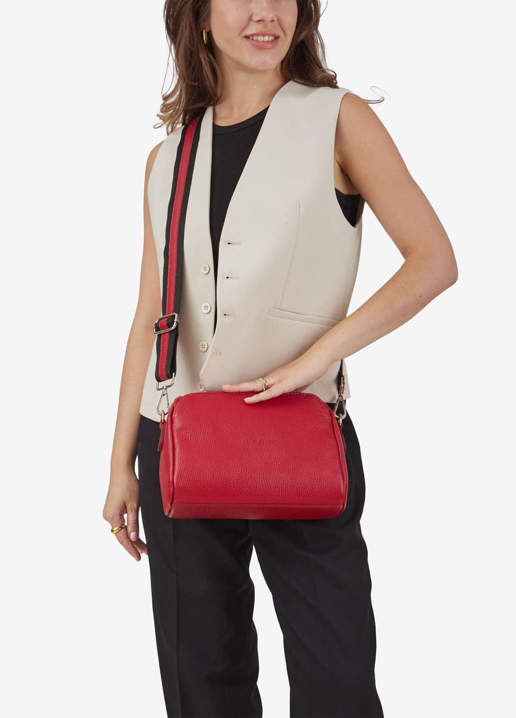 Сумка женская кожаная кросс-боди средняя Сrossbody Regina Notte (262090399)