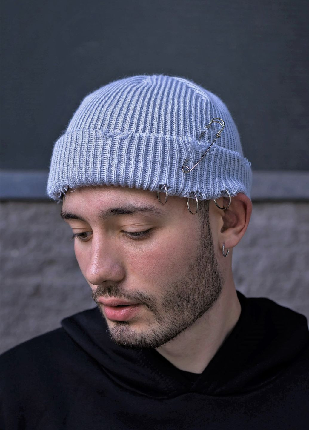 Рвана Шапка Бiнi Destroyed Without (262087346)