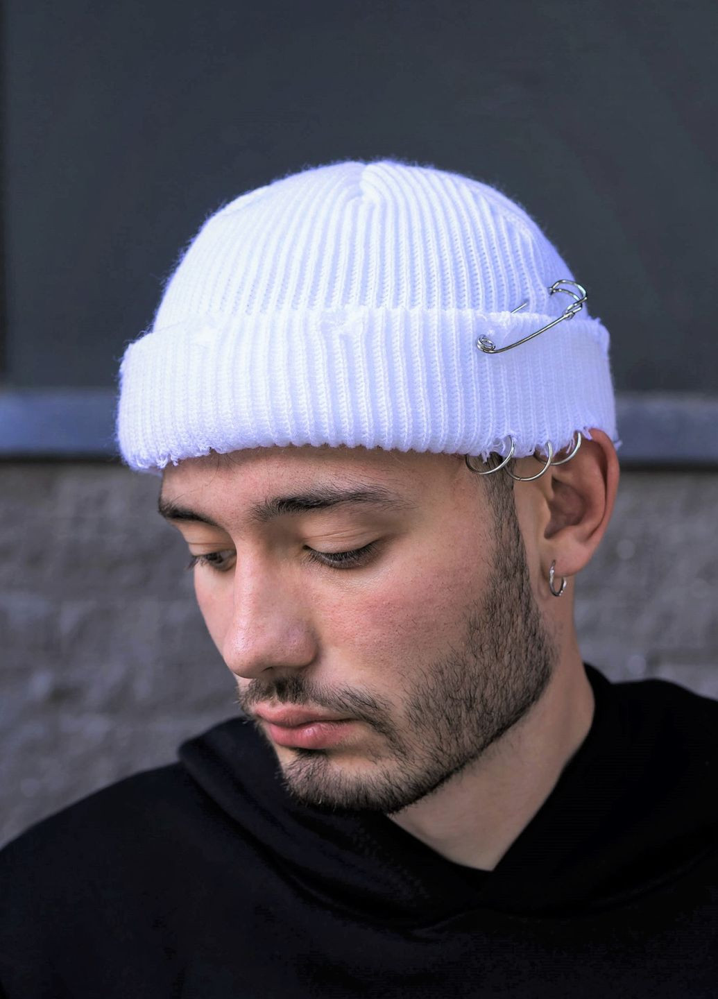 Рвана Шапка Бiнi Destroyed Without (262087347)