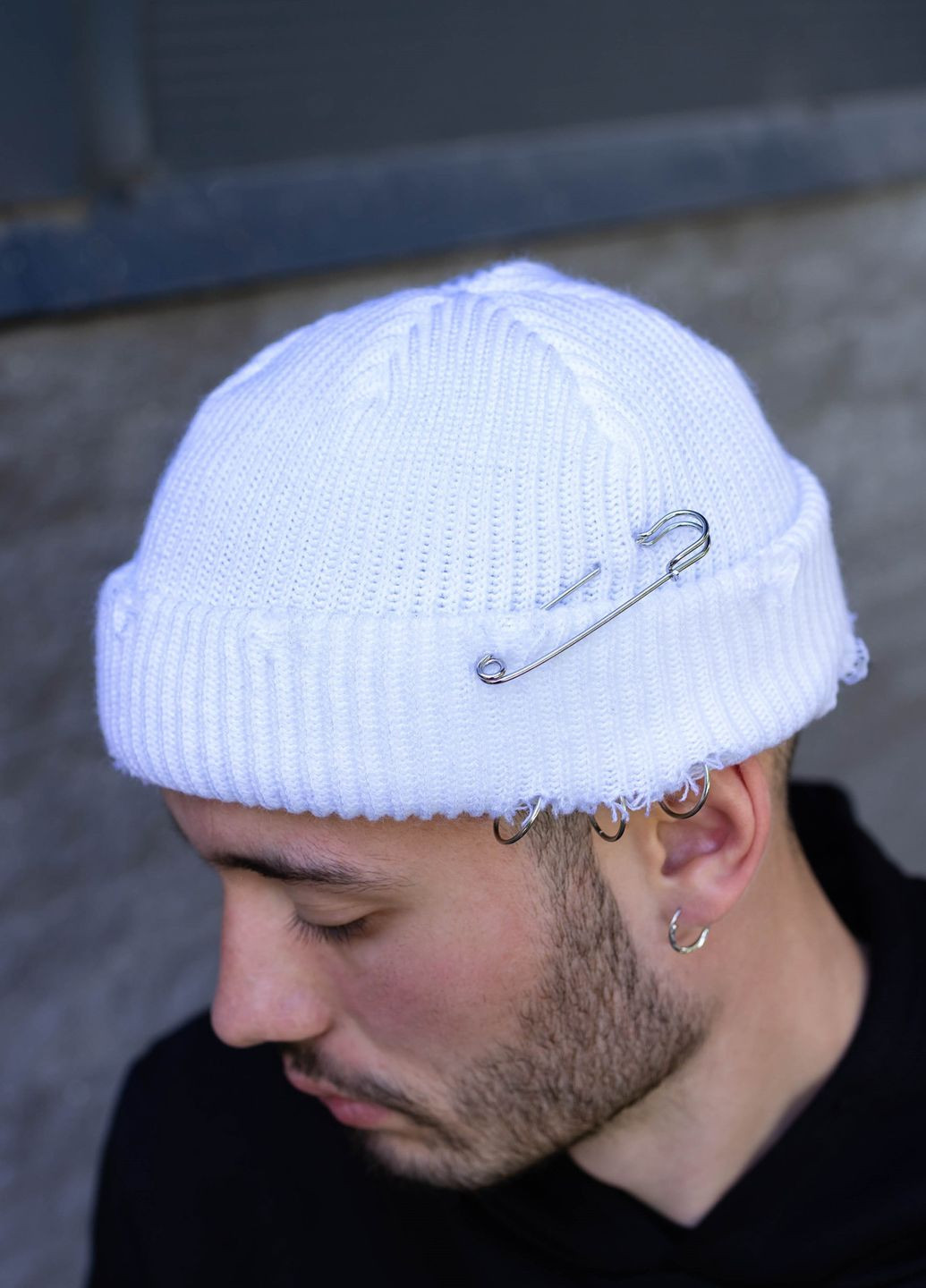 Рвана Шапка Бiнi Destroyed Without (262087347)