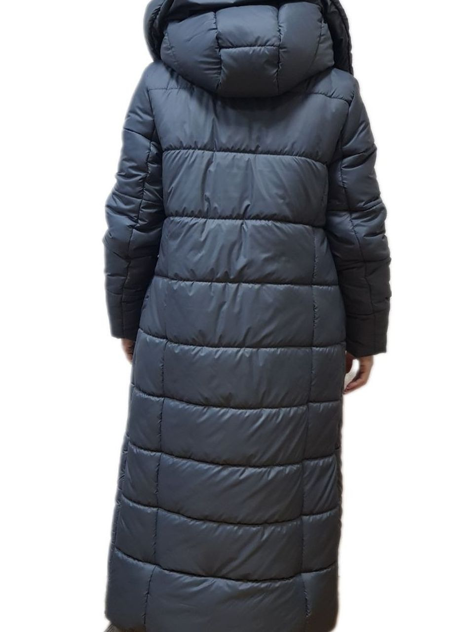 Темно-серая зимняя зимняя куртка-пуховик Fashion Club