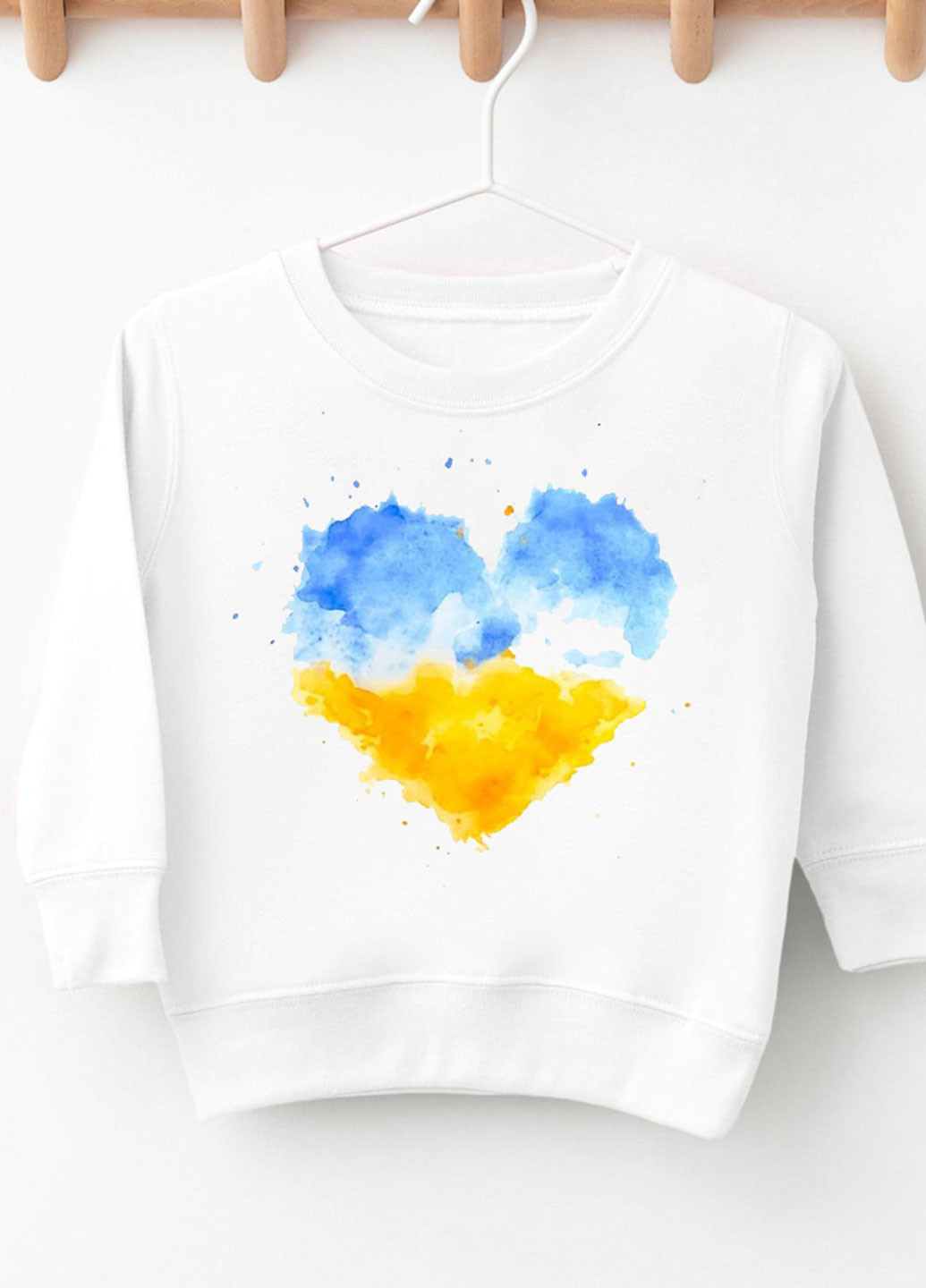 Love&Live свитшот детский белый для девочки cloud of hearts рисунок белый кэжуал
