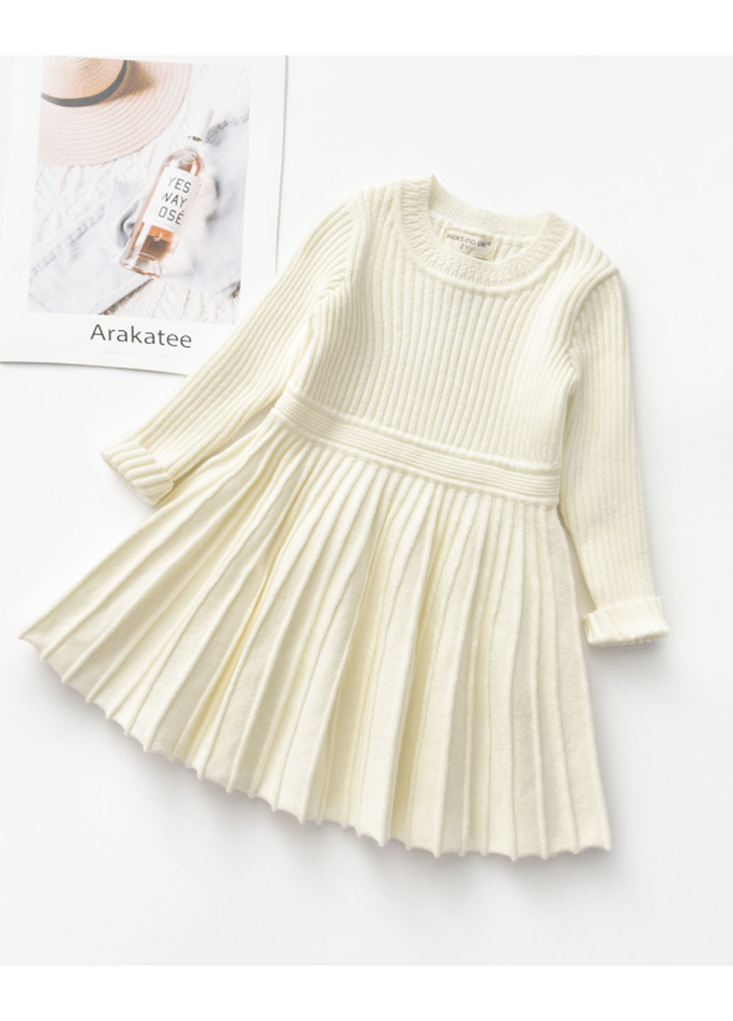 Молочна утеплена сукня No Brand (262297556)
