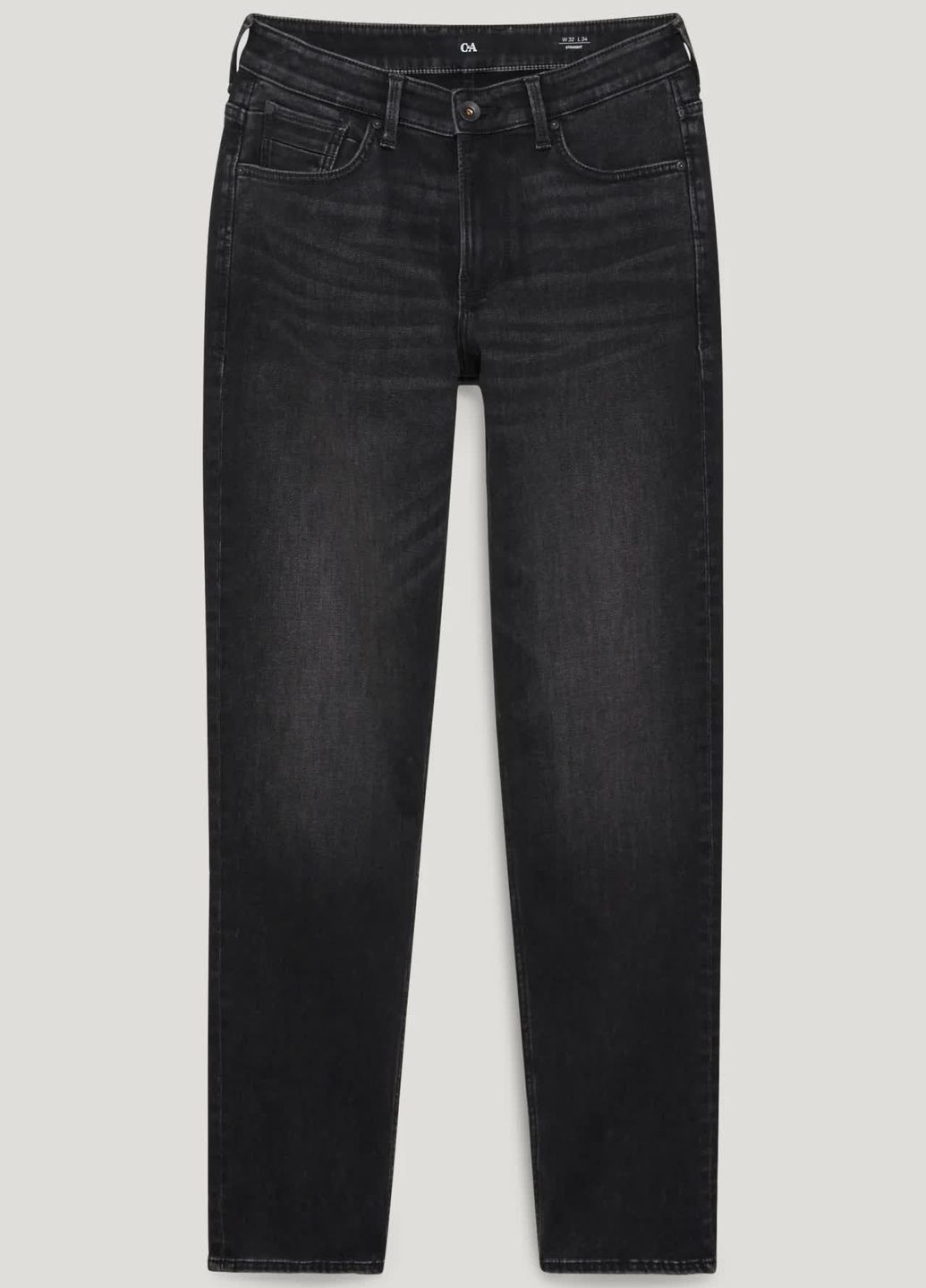 Темно-серые зимние джинсы на флисе C&A