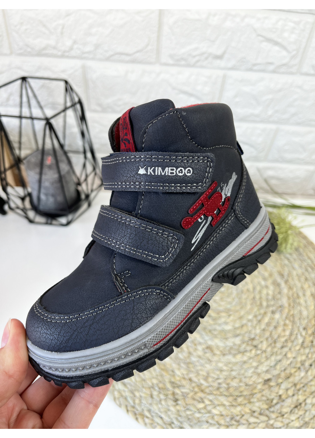 Черные кэжуал осенние ботинки для мальчика Kimbo-O