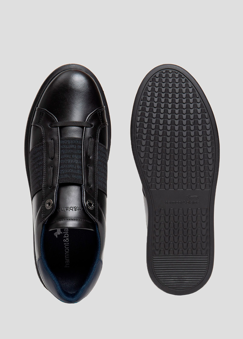 Черные демисезонные кроссовки Harmont & Blaine