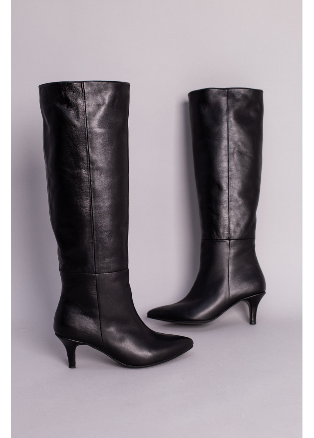 Жіночі шкіряні чоботи-труби 36 VZUTIK (262374679)