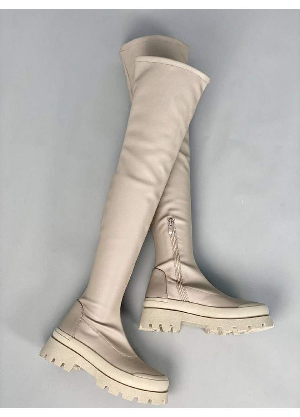 Жіночі чоботи панчохи стрейч шкіра 37 VZUTIK (262375496)