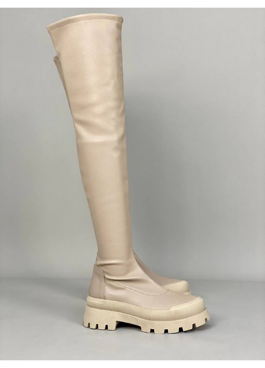 Жіночі чоботи панчохи стрейч шкіра 37 VZUTIK (262375496)