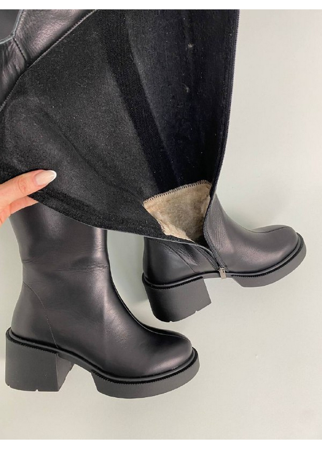 Жіночі шкіряні чоботи 41 VZUTIK (262375009)