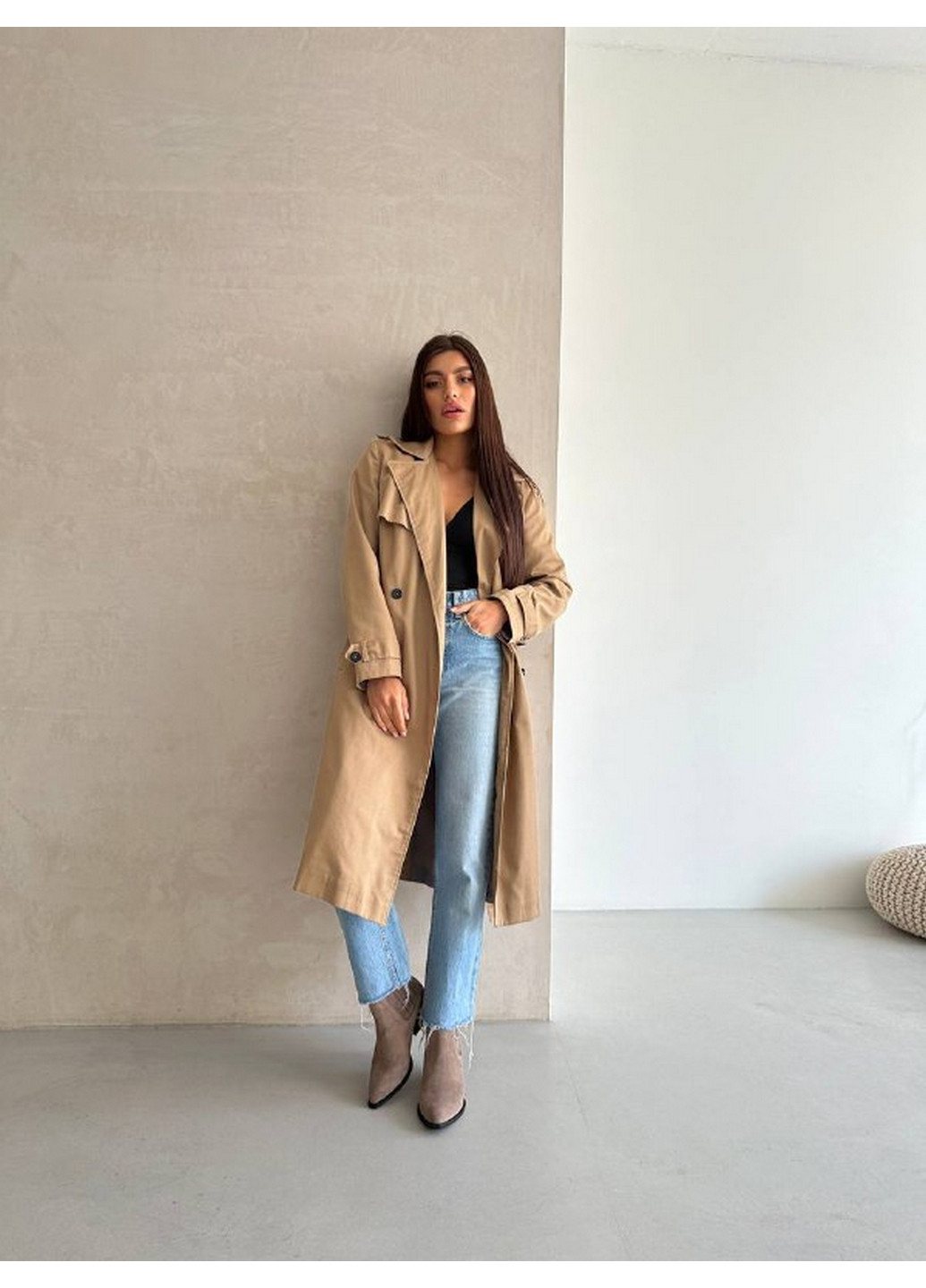 Осенние женские замшевые казаки на каблуке 41 VZUTIK